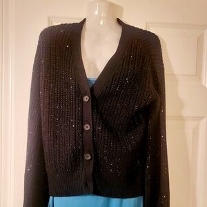Black Sequin I.N.C. sweater